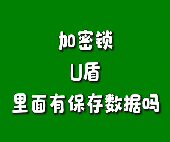 ERP系統(tǒng)軟件加密鎖狗U盾密鑰是什么_有保存數據嗎